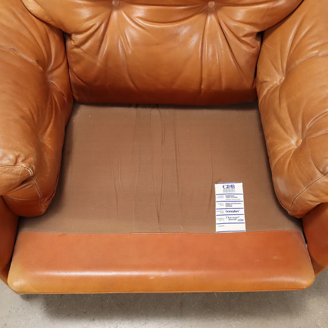 Coppia di poltrone Coronado di Tobia Scarpa per C&B, anni '70 7