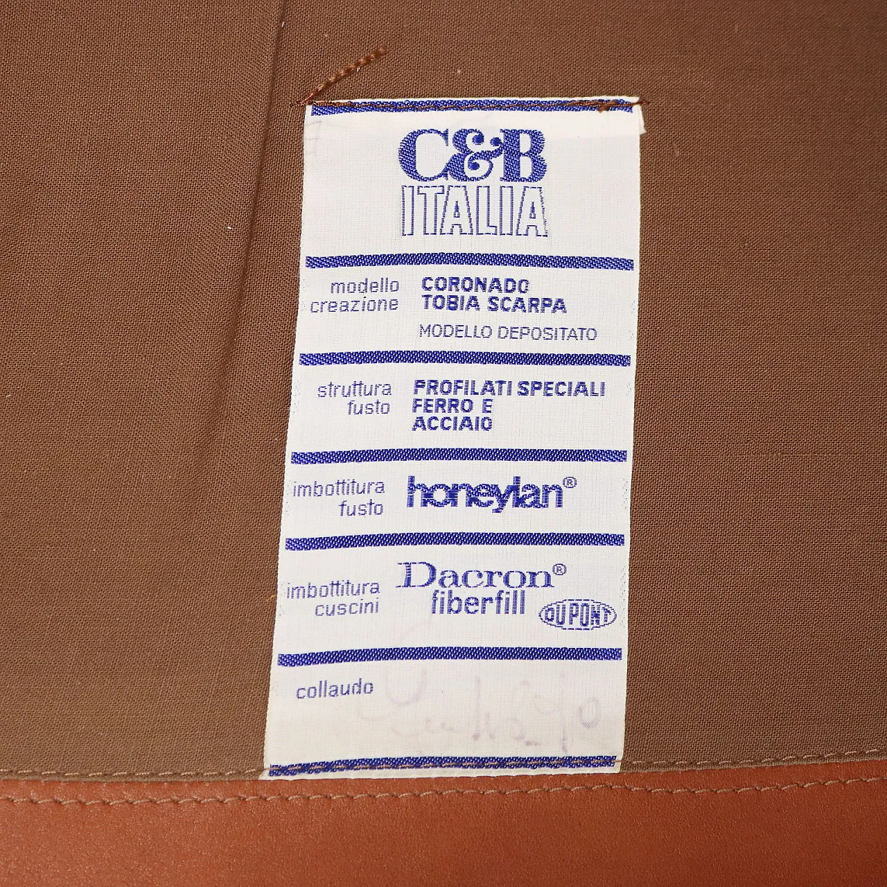 Coppia di poltrone Coronado di Tobia Scarpa per C&B, anni '70 8