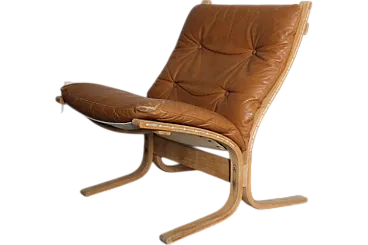 Poltrona Siesta di Ingmar Relling per Westnofa legno piegato, anni '60