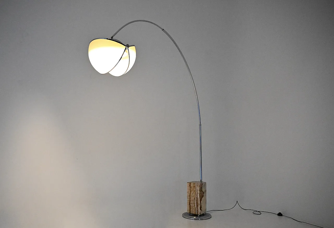 "Pac-Man" lampada da pavimento arco di Superstudio per Poltronova, anni '70 3