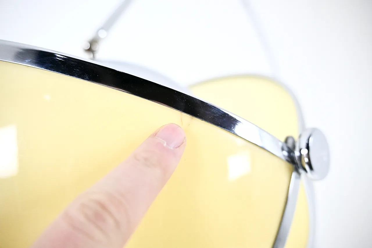 "Pac-Man" lampada da pavimento arco di Superstudio per Poltronova, anni '70 12