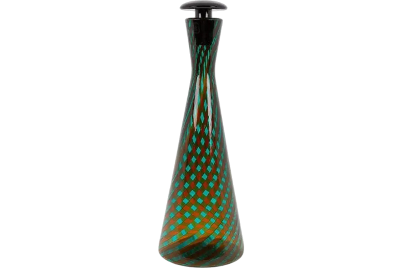 Murano glass decanter by VeArt, 1980s 6
