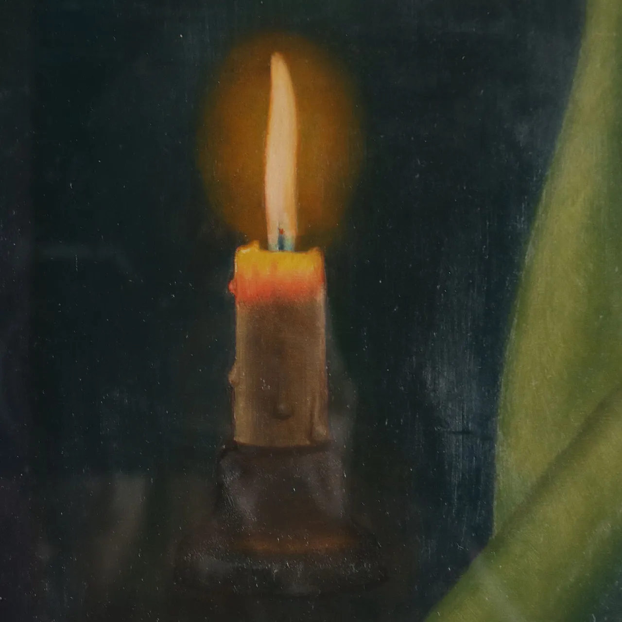 Dipinto di Olmedo Mezzoli, olio su faesite, '900 7