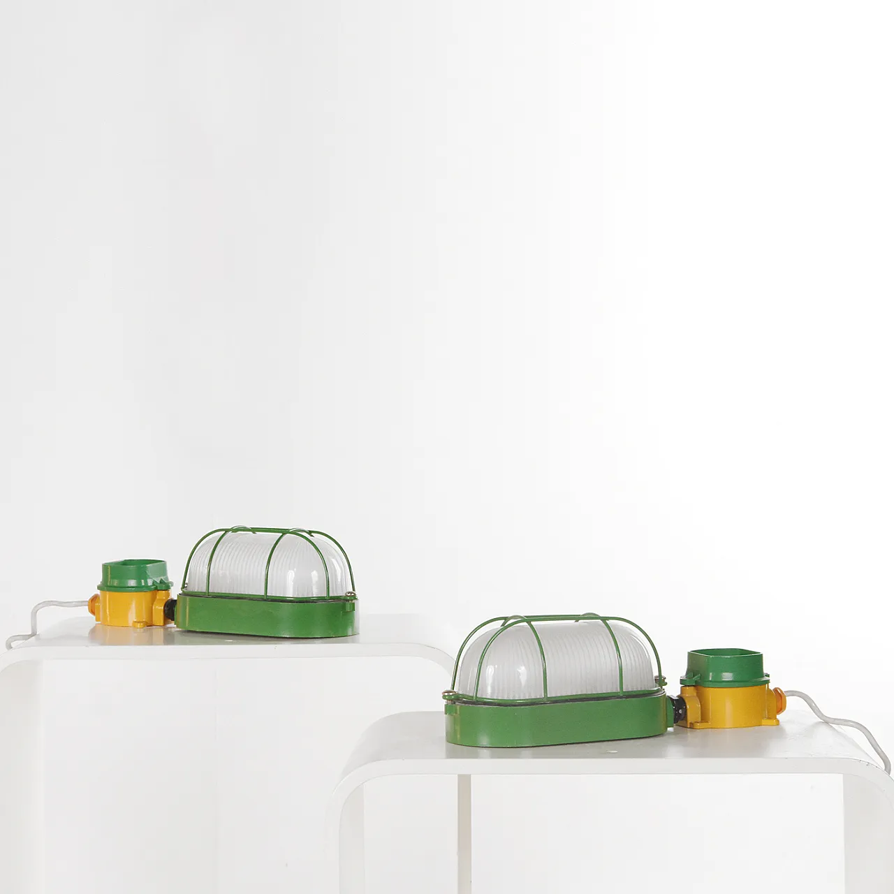 Coppia di plafoniere tartaruga, anni '70 1