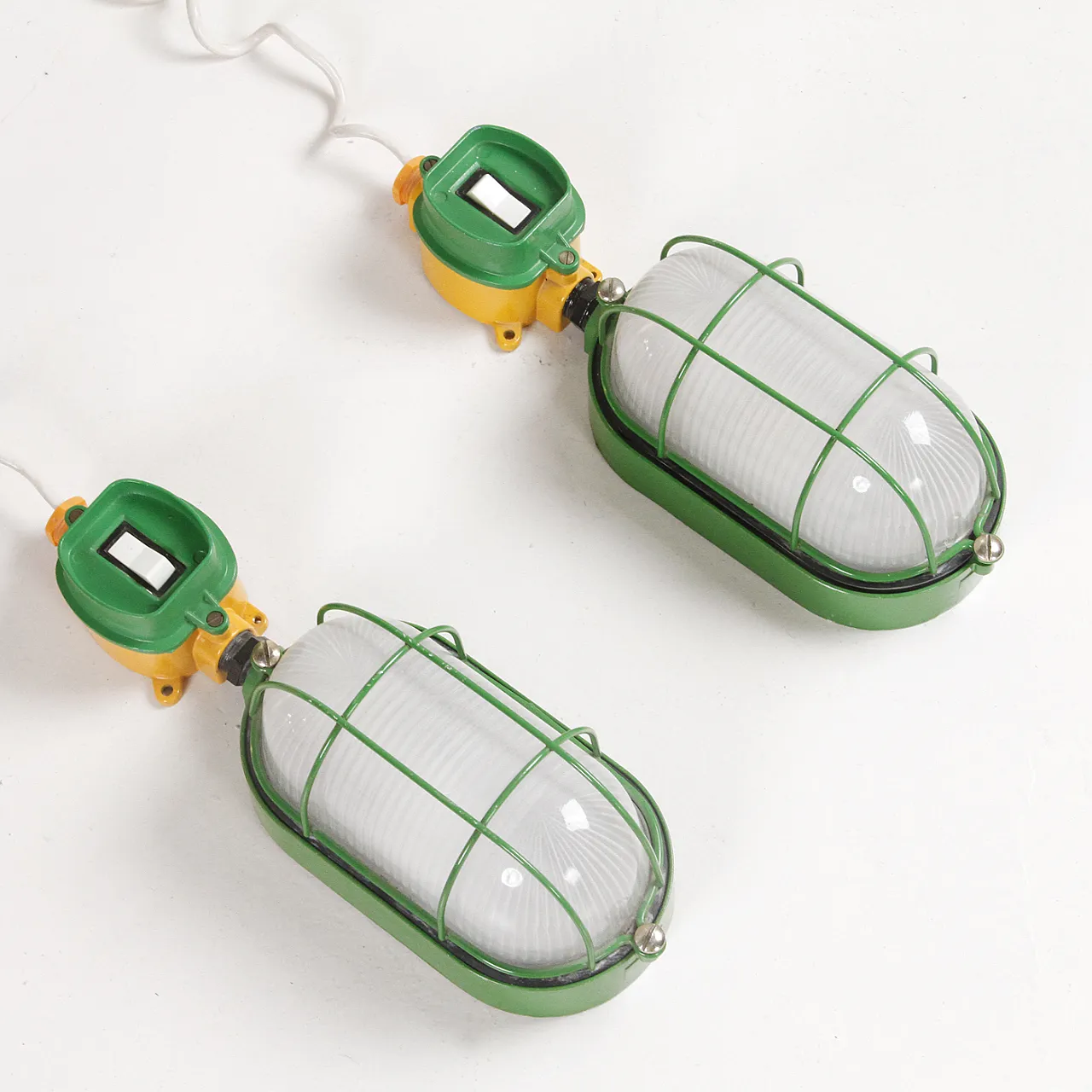 Coppia di plafoniere tartaruga, anni '70 2