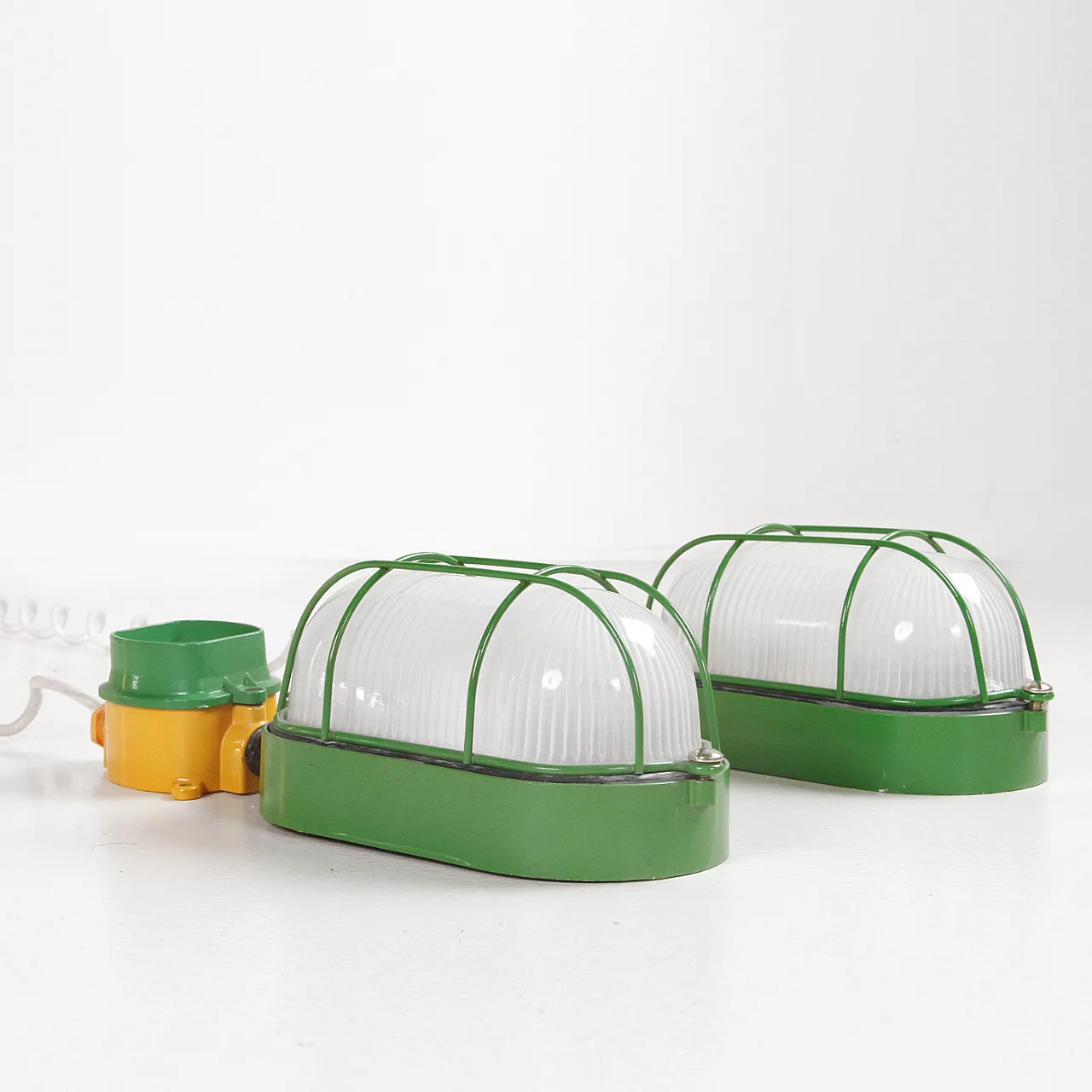 Coppia di plafoniere tartaruga, anni '70 3