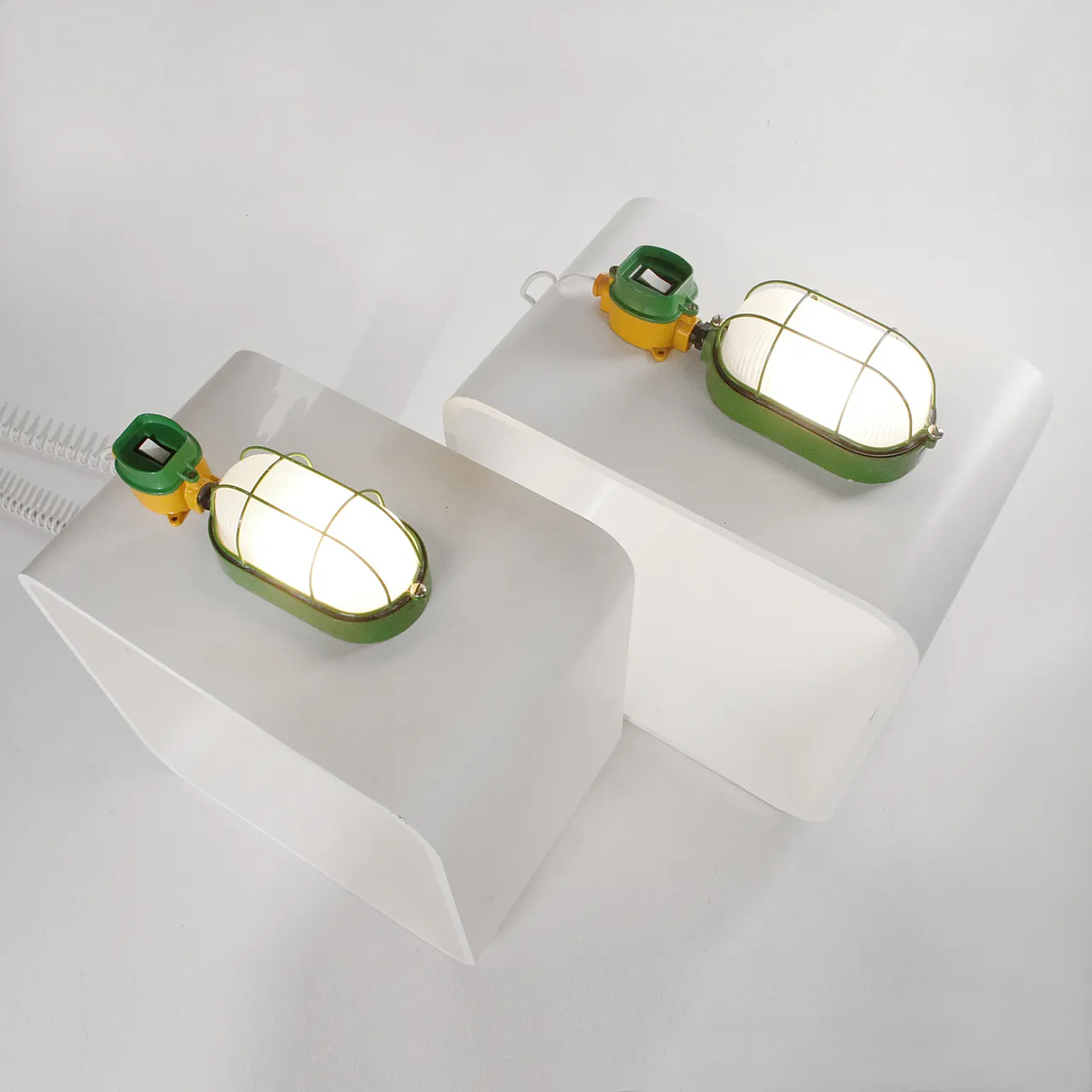 Coppia di plafoniere tartaruga, anni '70 9