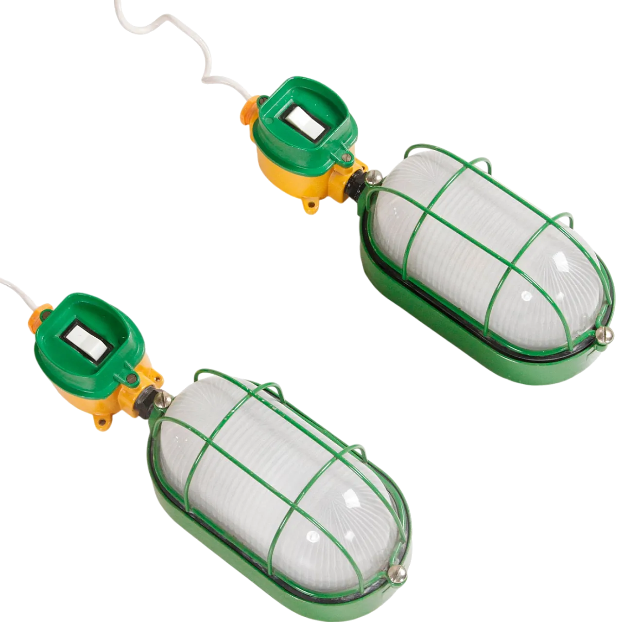 Coppia di plafoniere tartaruga, anni '70 10