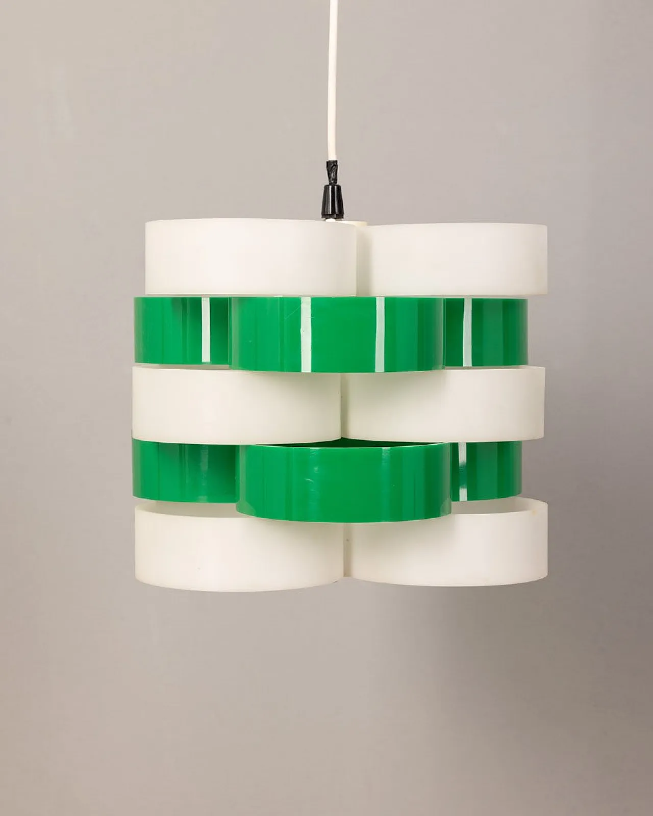 Lampadario in plastica di Stilux Milano, anni '60 1