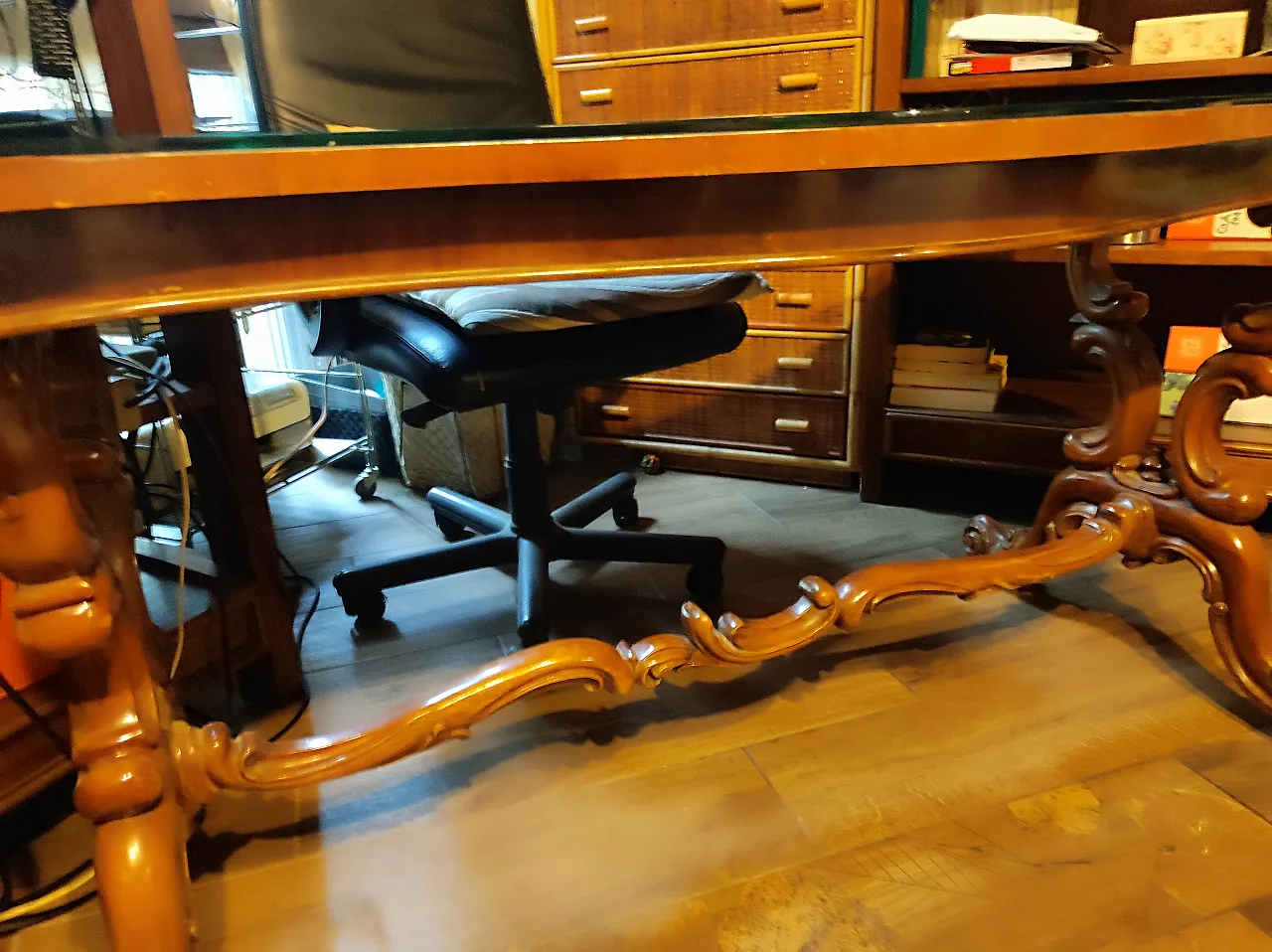 Solid wood table, 70s 4