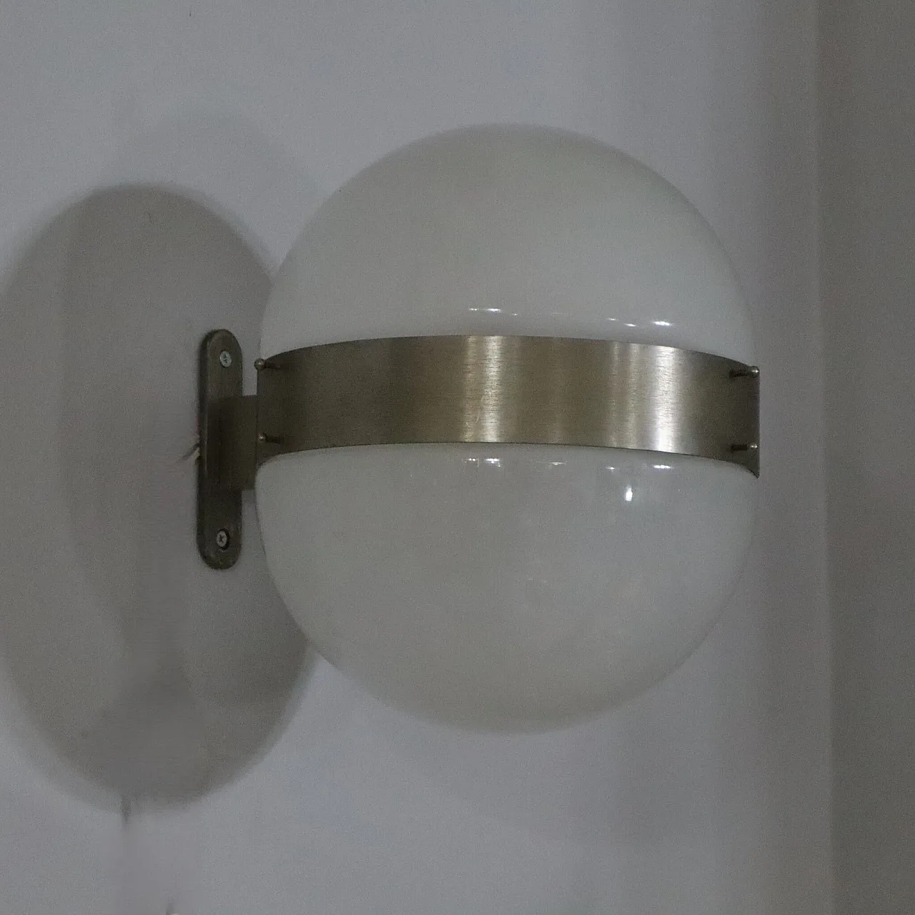 Coppia di applique in vetro di murano by Sergio Mazza per Artemide,70s 4