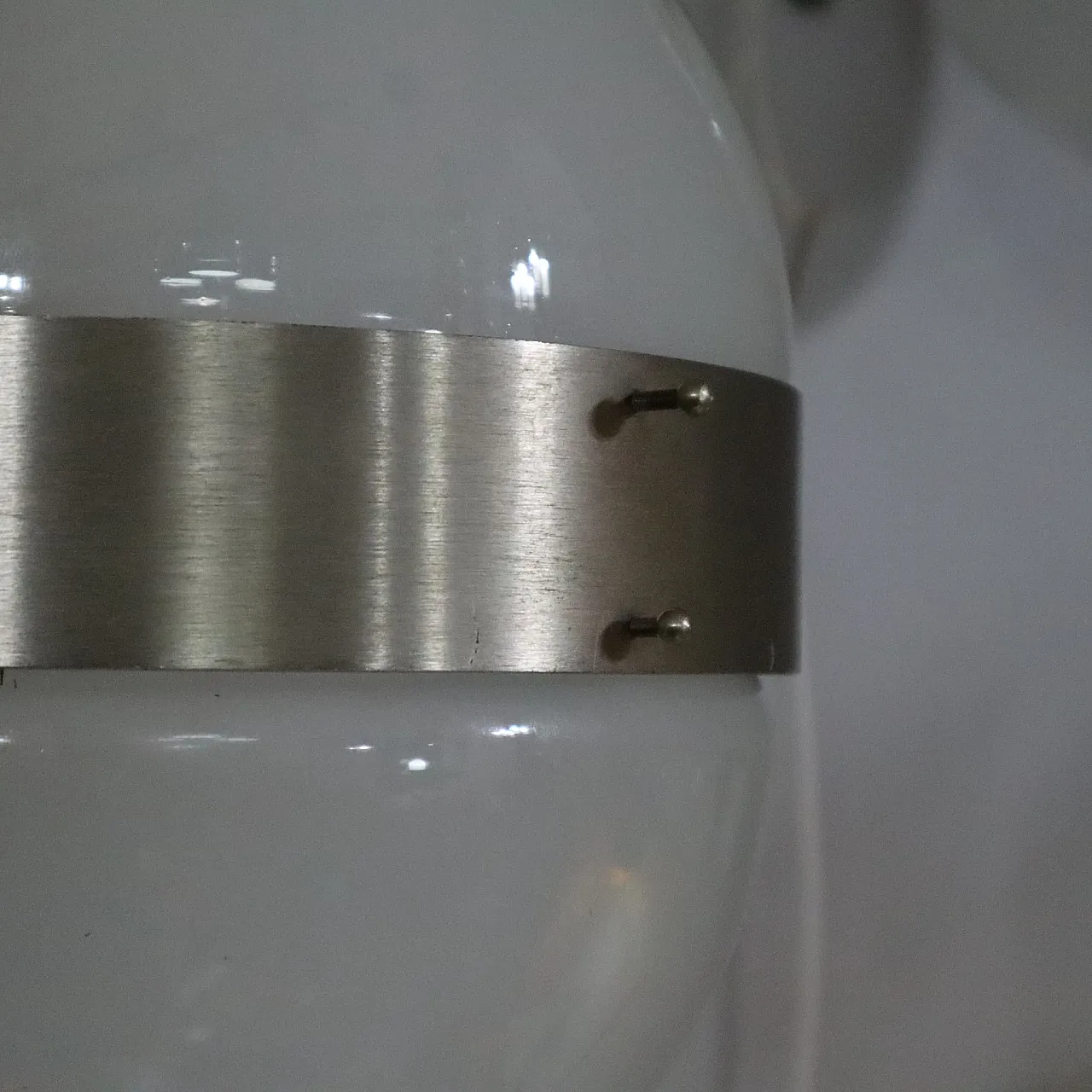 Coppia di applique in vetro di murano by Sergio Mazza per Artemide,70s 7