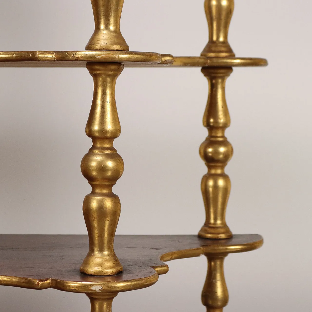 Antique Étagère Carved Wood Italy XIX Century 6