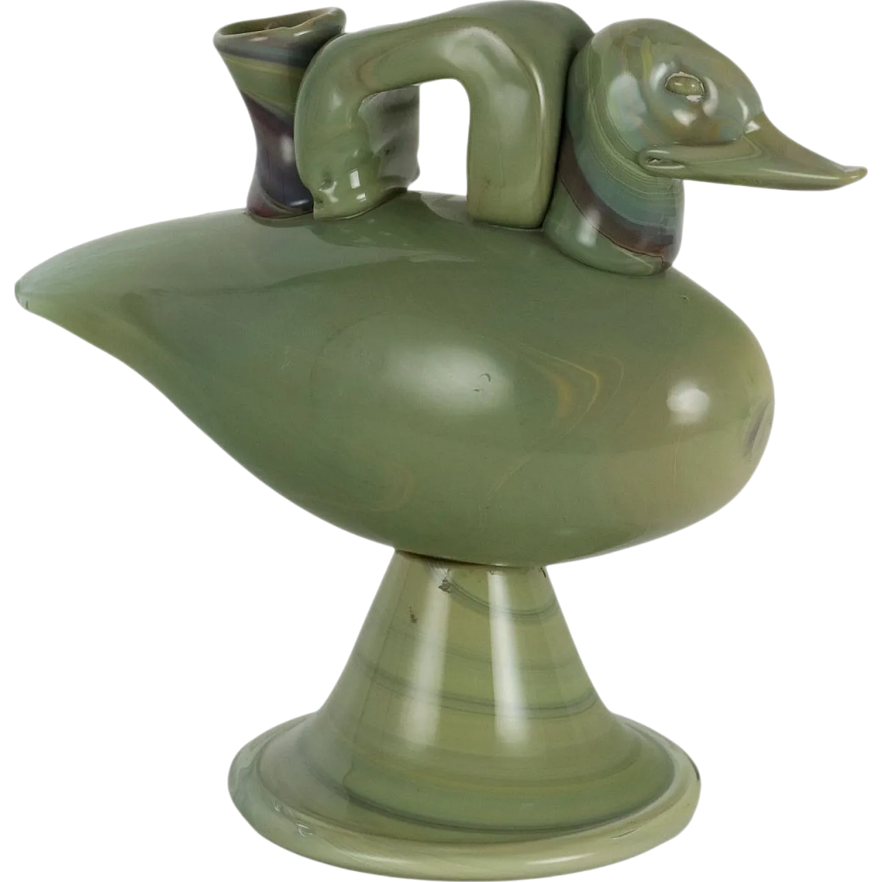 Silvano Signoretto, Scultura di germano in Vetro, fimata, '900 10