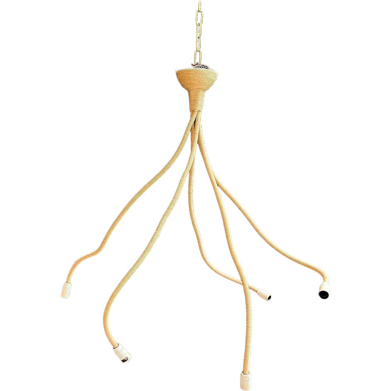 Rope chandelier, 1970s 13