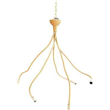 Lampadario a corda, anni '70