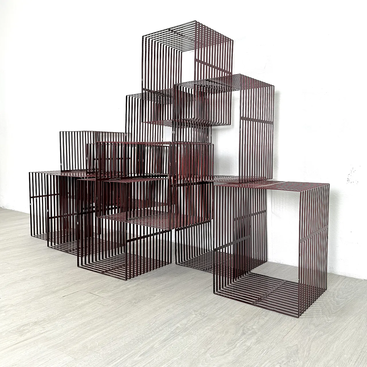 Metal modular bookcase, 90s 3