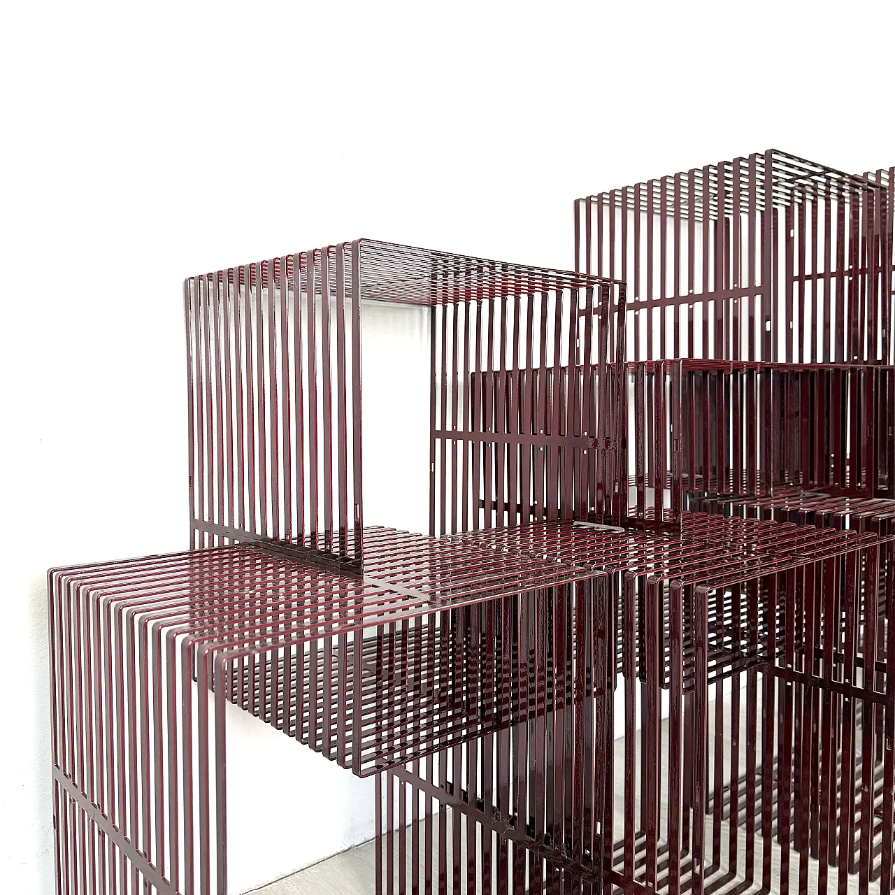 Metal modular bookcase, 90s 5