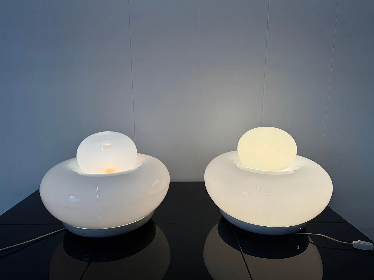 Coppia di lampade Electra di Giuliana Gramigna per Artemide, anni '60 2