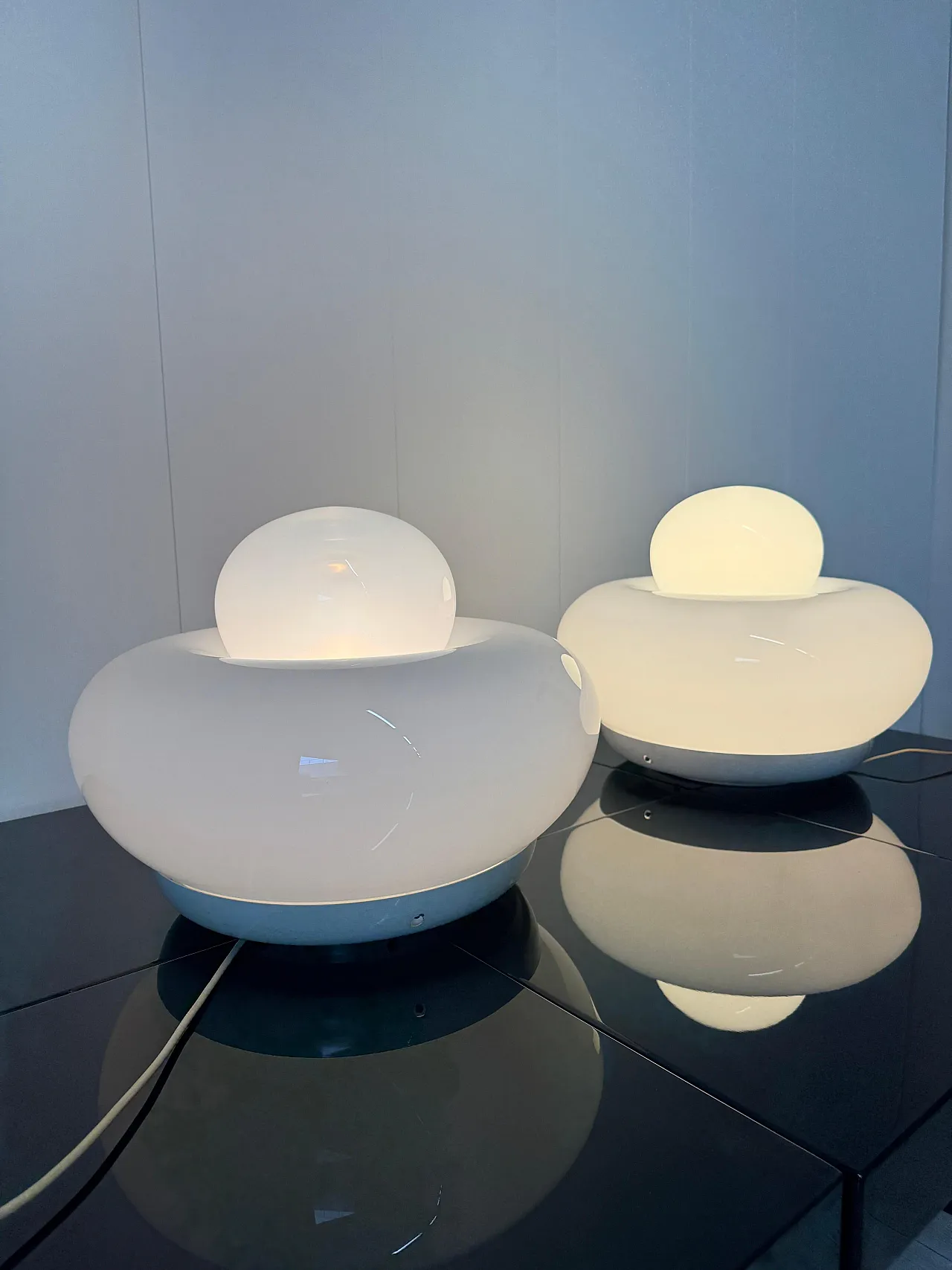 Coppia di lampade Electra di Giuliana Gramigna per Artemide, anni '60 4