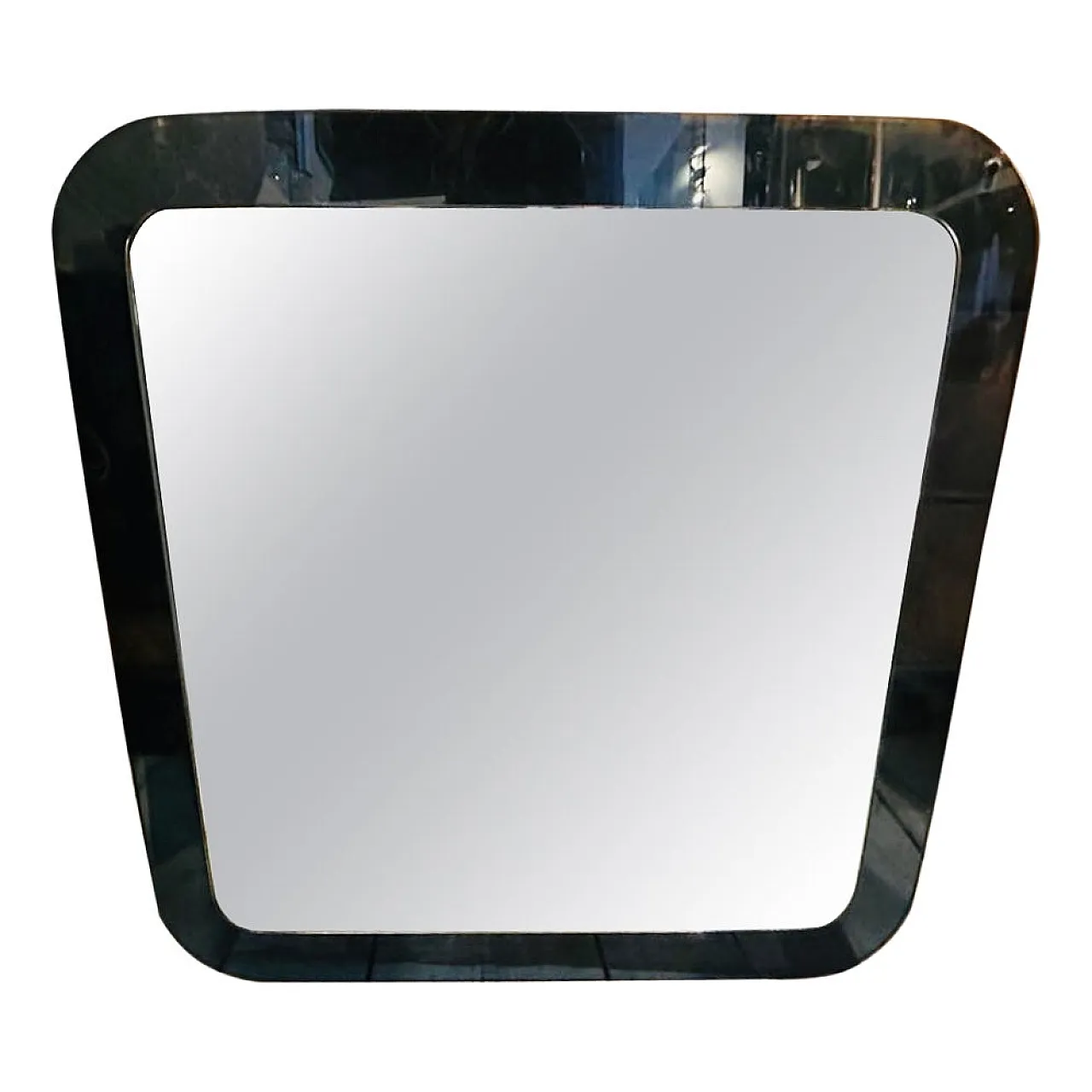 Specchio da parete in vetro di Lupi Cristal Luxor, anni '70 1