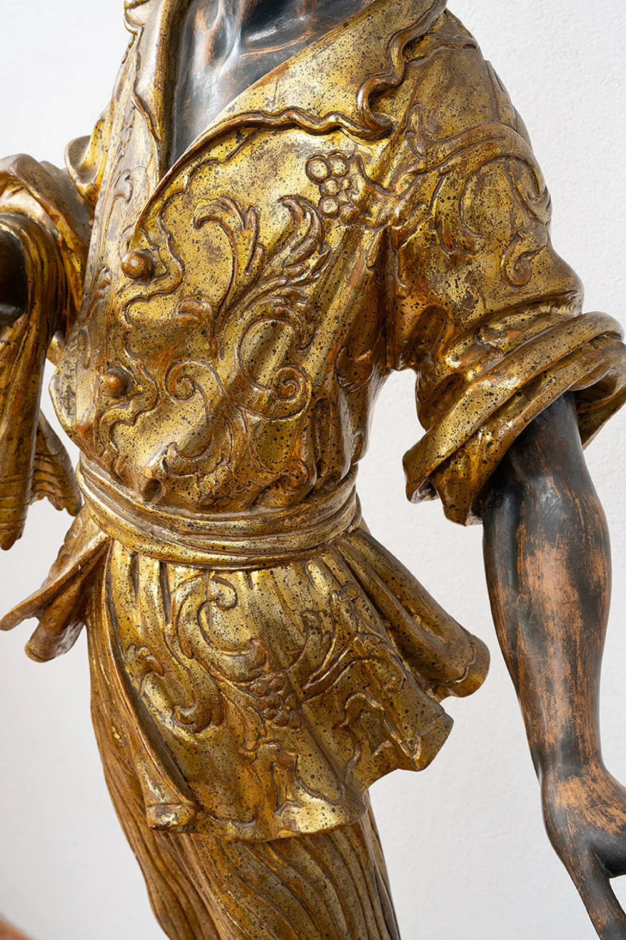 Moro veneziano, scultura policroma in legno policromo, 20th century 4