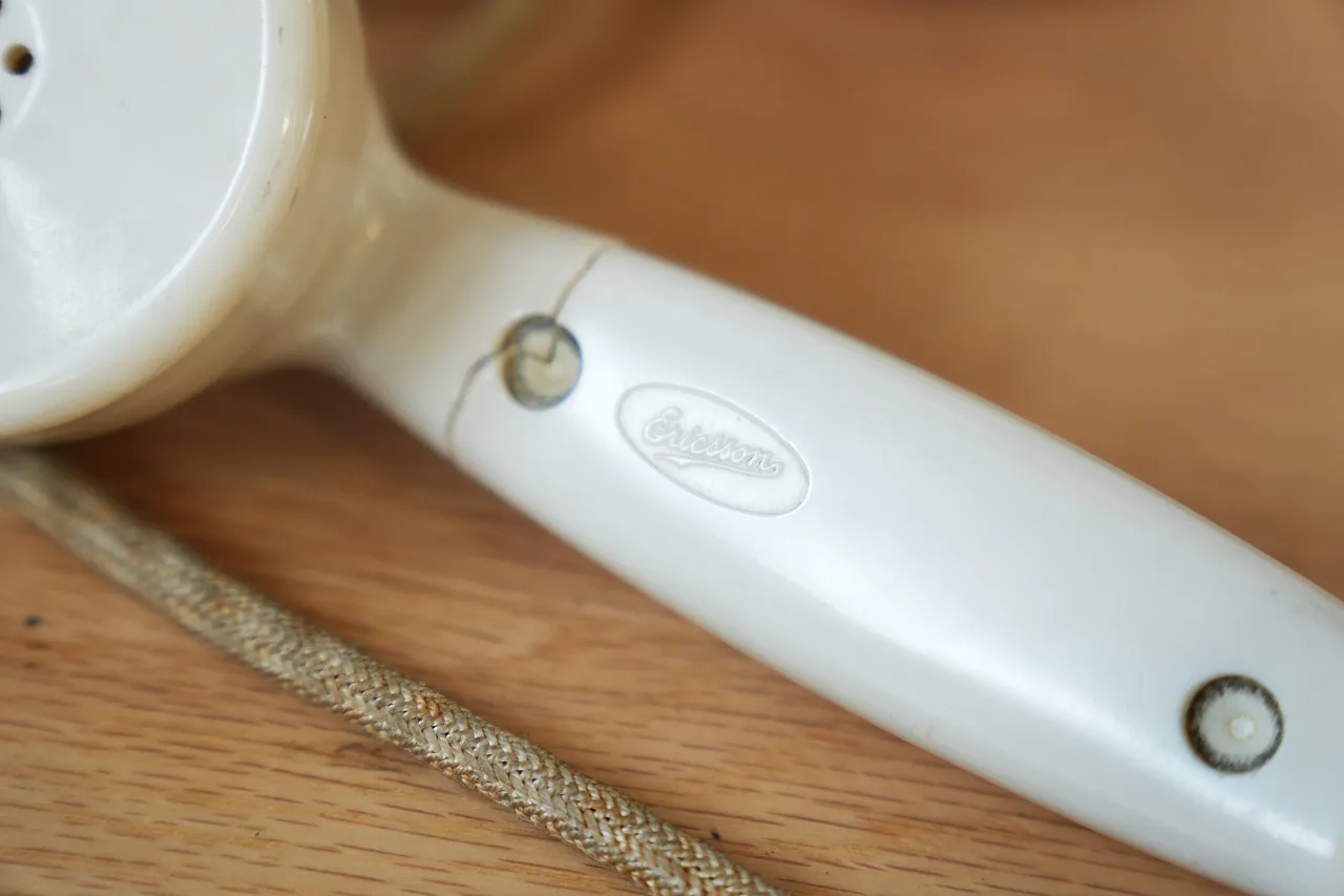 Ericsson Bakelite Rotary Phone, 40s 4