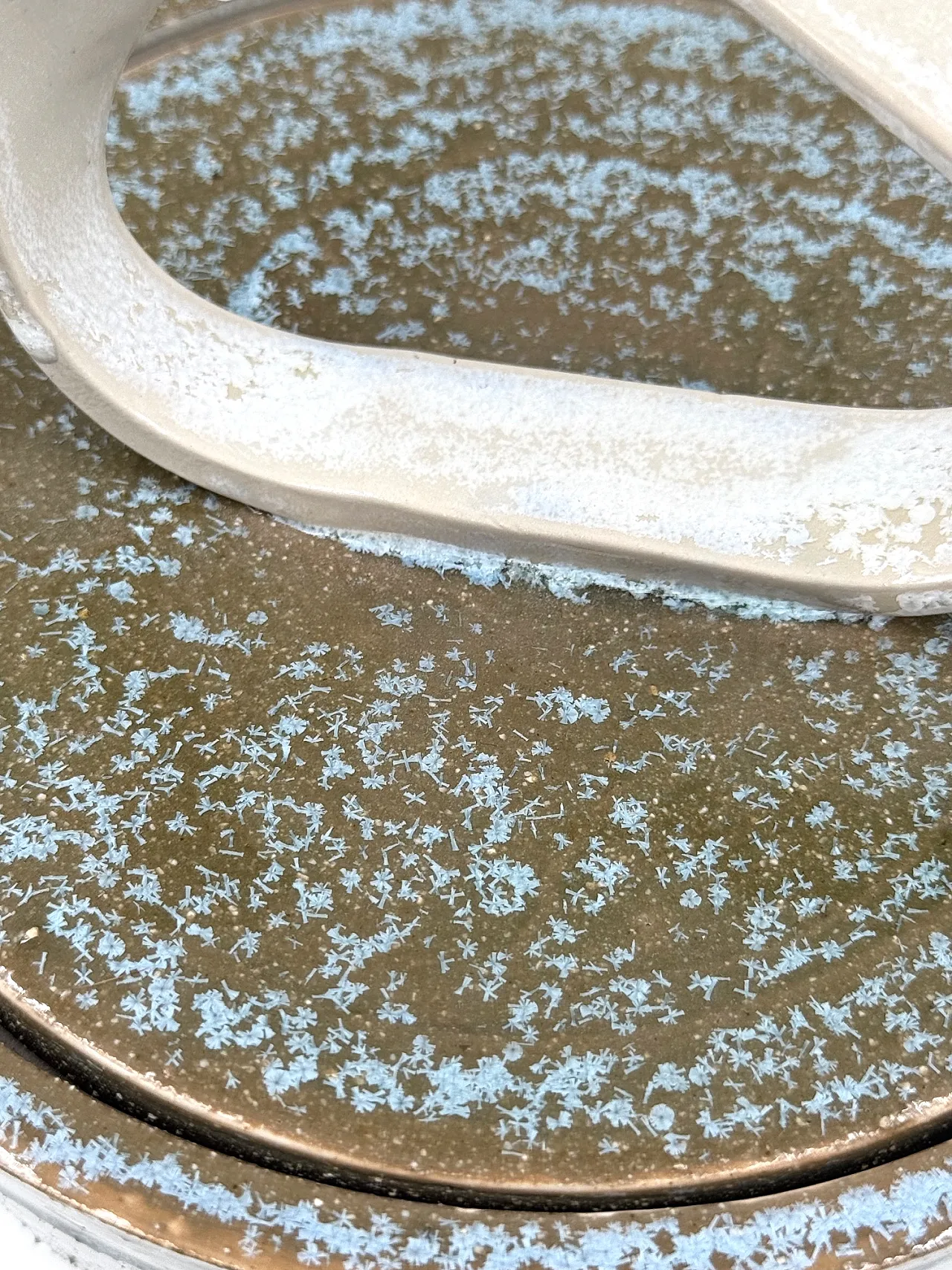 Vaso in ceramica verde scuro Gabriele Bucci, anni 2000 12