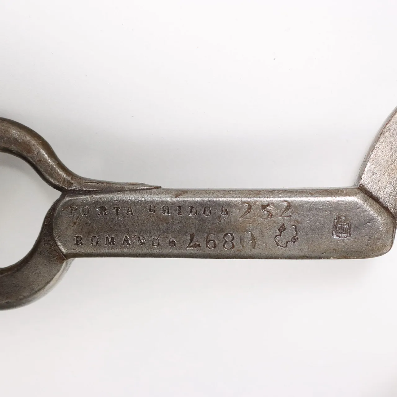 Bilancia stadera in ferro massiccio e bronzo di Carlo Toppi Figino Serenza, '800 9