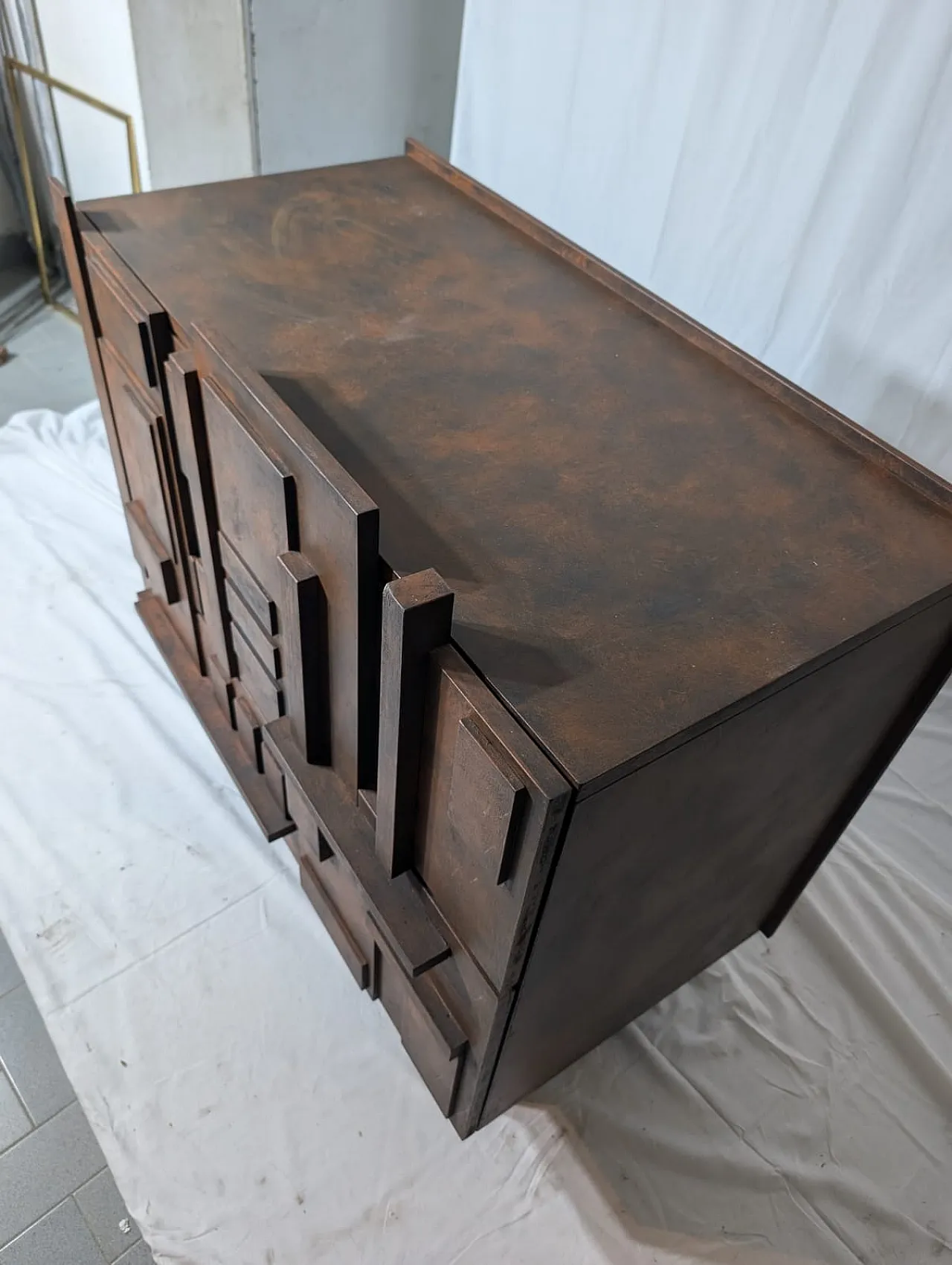 Italian Brutalist sideboard, 90s 2