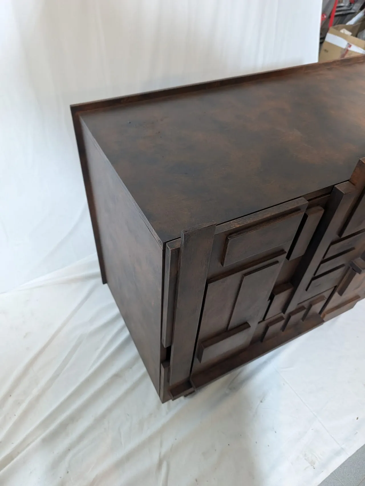 Italian Brutalist sideboard, 90s 5