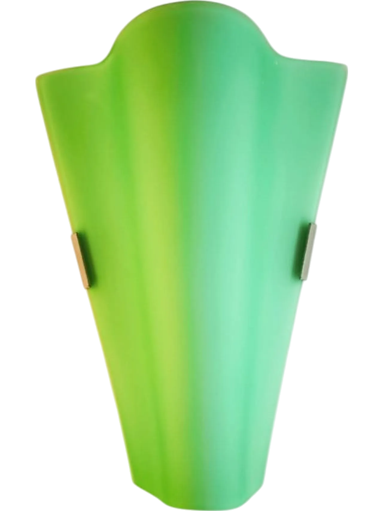 Fabbian green wall light by F. Fabbian, 1990s 7