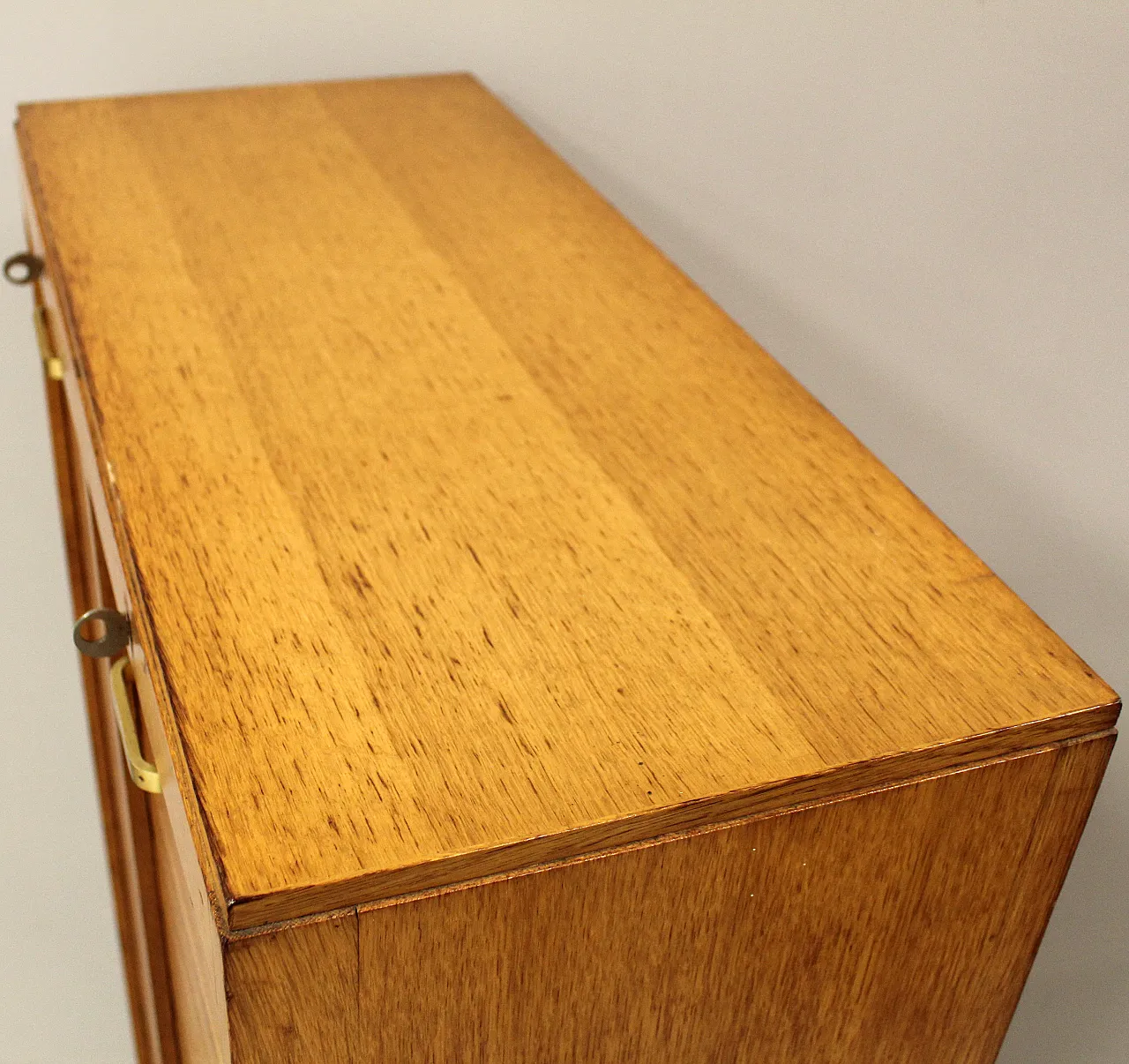 Classificatore archivio schedario serranda in rovere, inizio '900 7