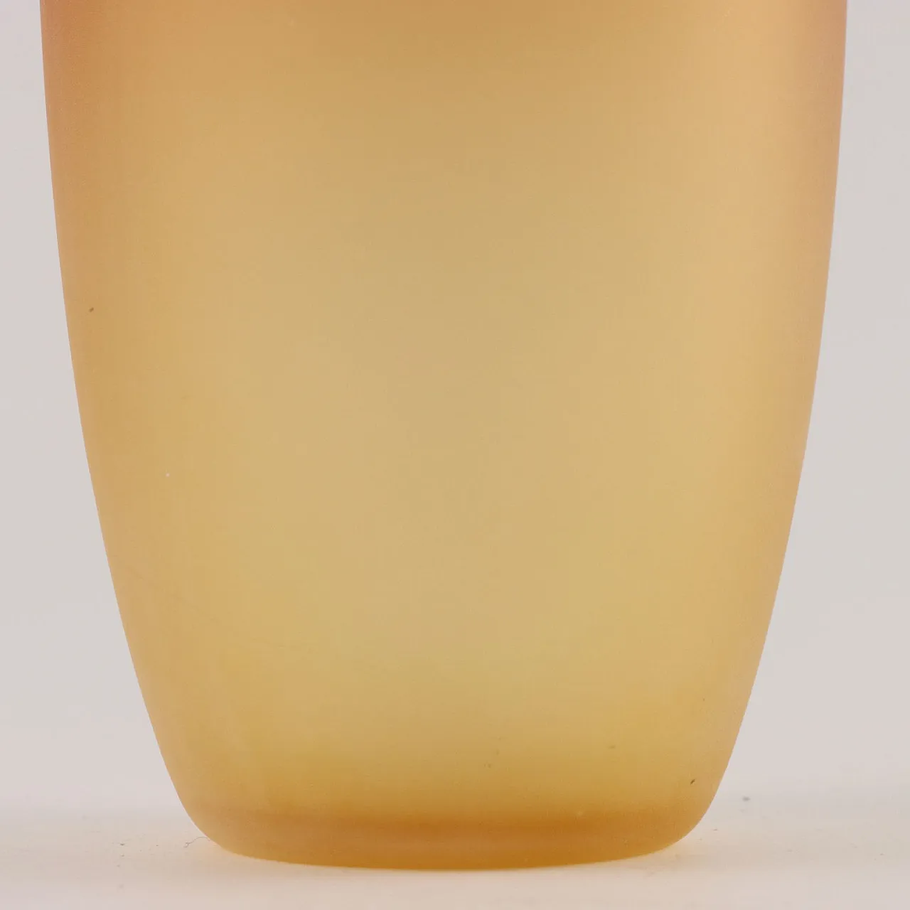 Vaso rosso e arancione in vetro di Murano dei F.lli Barbini, anni '80 6