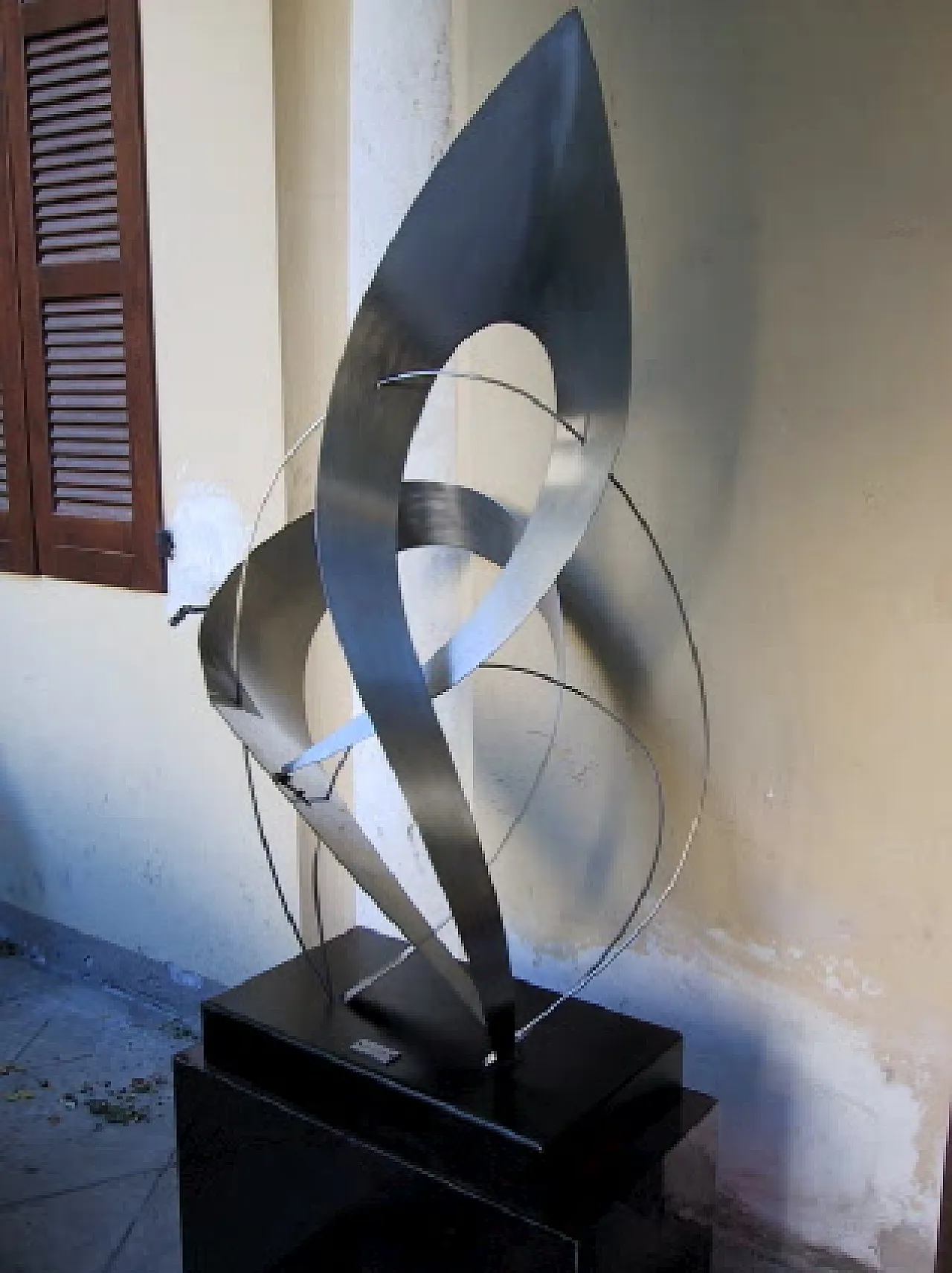 Abstract steel sculpture, 1960s 3