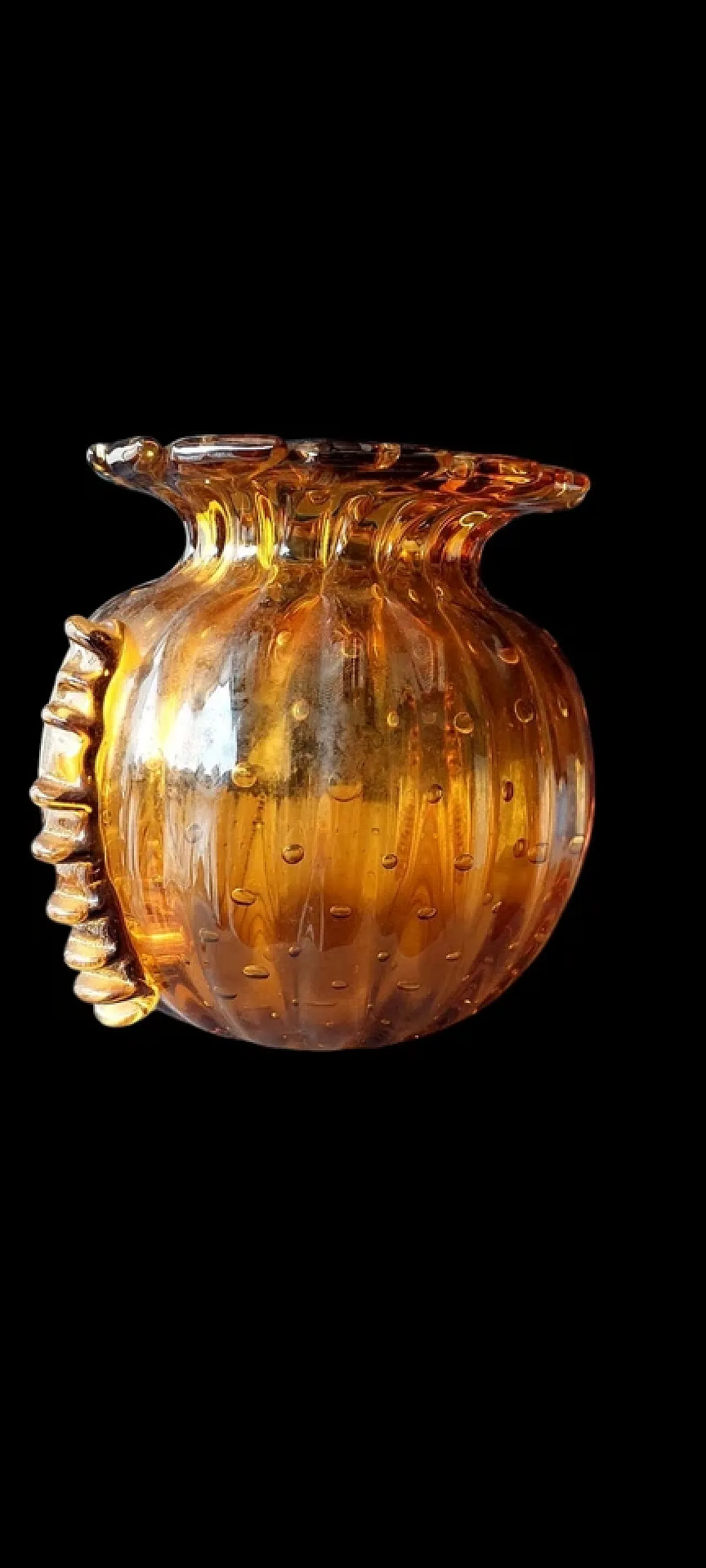 Murano glass vase by Barovier and Toso, 1950s 2