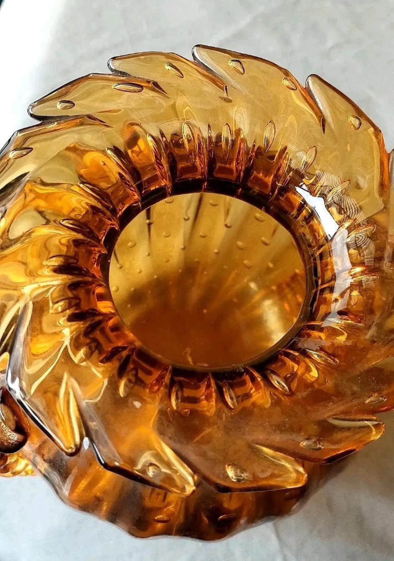 Murano glass vase by Barovier and Toso, 1950s 9