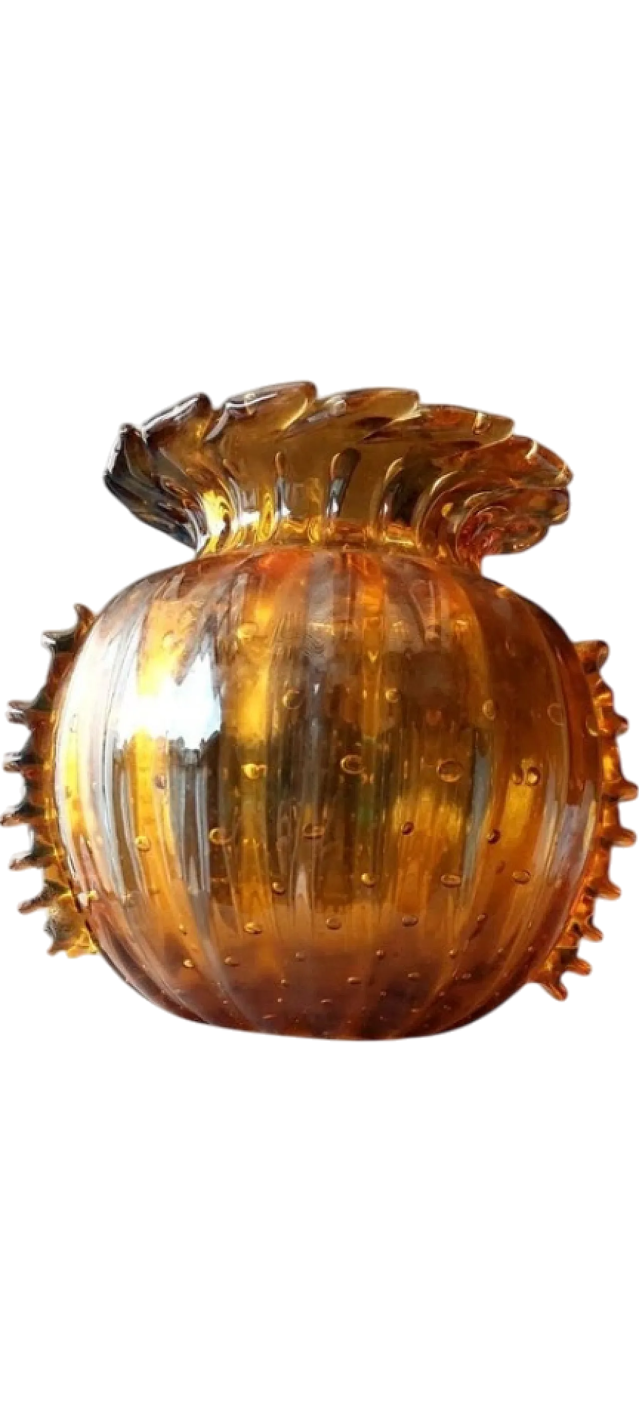 Murano glass vase by Barovier and Toso, 1950s 12