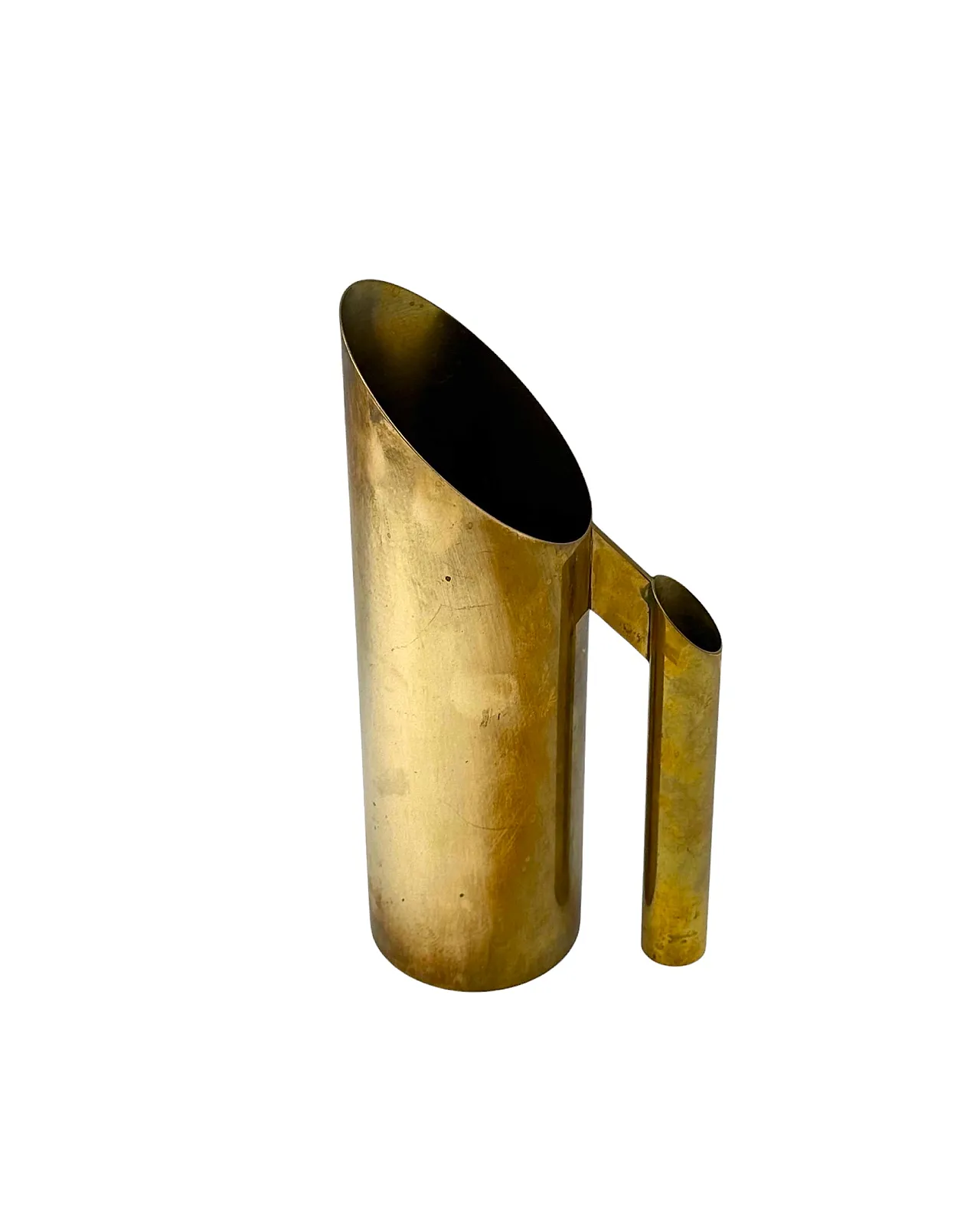 Hollywood Regency Brass Jug / Vase, Kaleb Italy 1970s 5