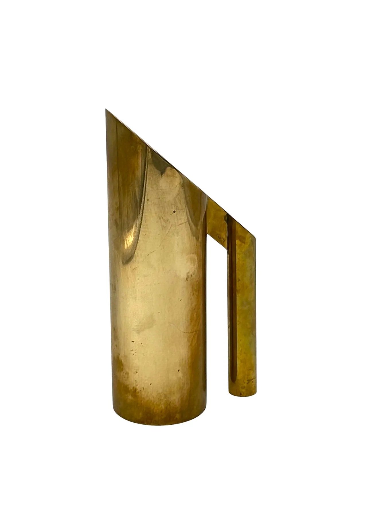 Hollywood Regency Brass Jug / Vase, Kaleb Italy 1970s 10