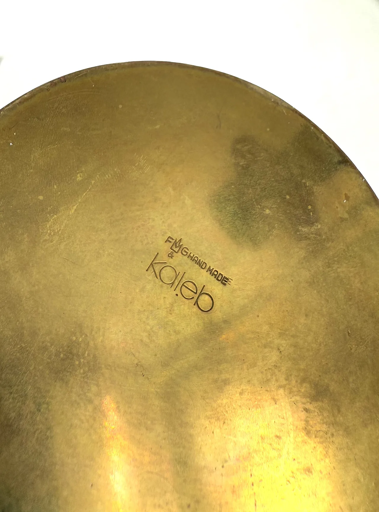 Hollywood Regency Brass Jug / Vase, Kaleb Italy 1970s 11