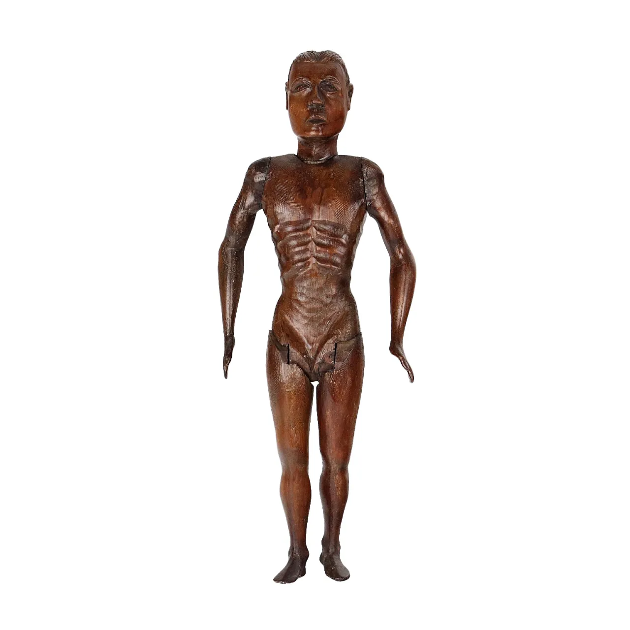 Manichino in legno di cirmolo, '800 1