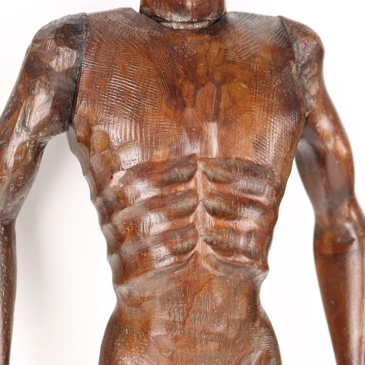 Manichino in legno di cirmolo, '800 4