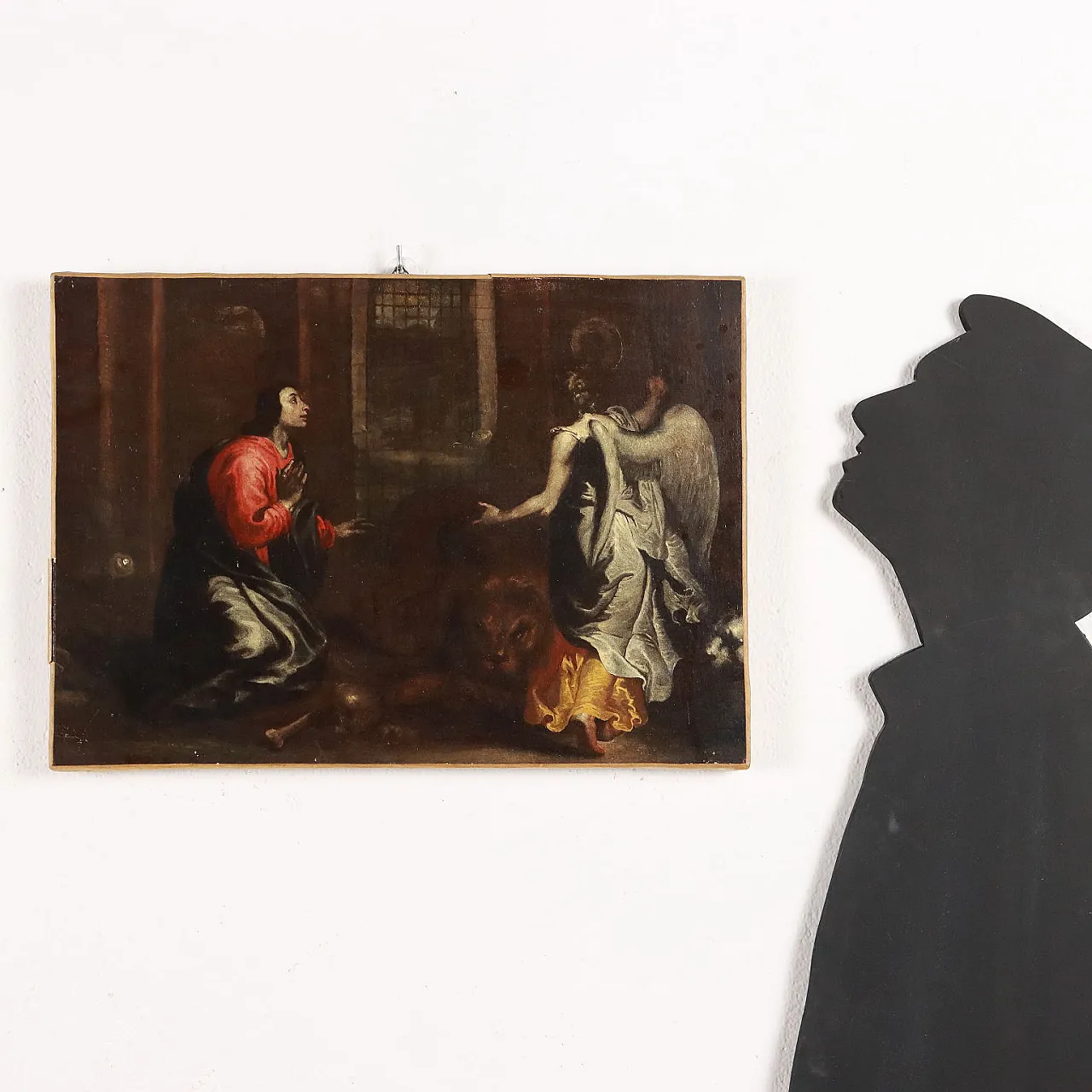 Daniele nella fossa dei Leoni, olio su tela, '600 2