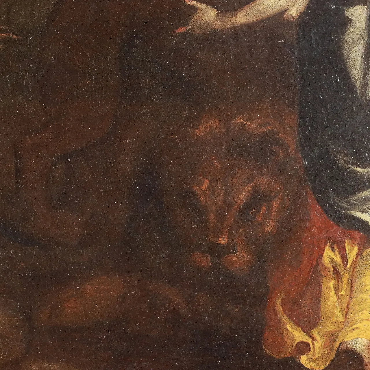 Daniele nella fossa dei Leoni, olio su tela, '600 4