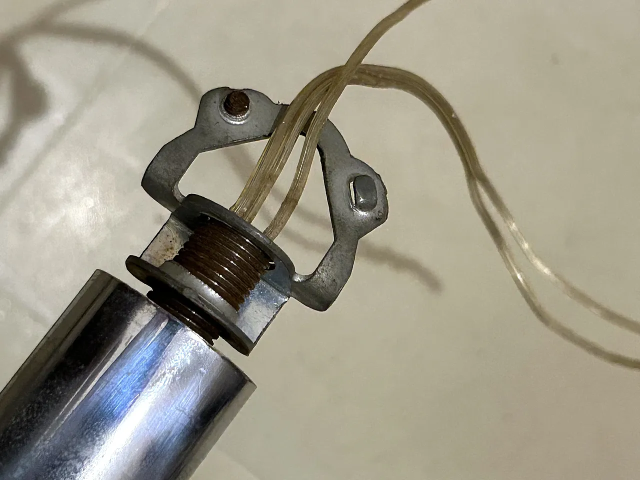 Cubic gold -style cubic chandelier, anni '70 6