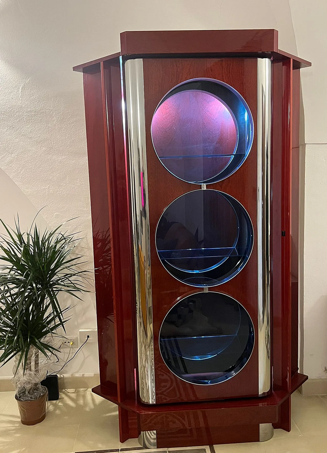 Mobile bar nello stile di Willy Rizzo, anni '70 1