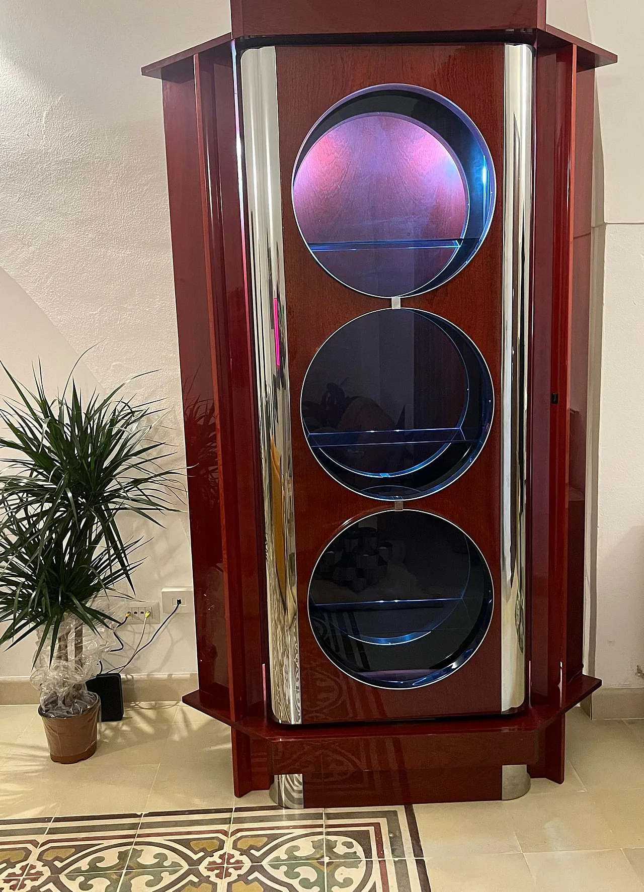 Mobile bar nello stile di Willy Rizzo, anni '70 4