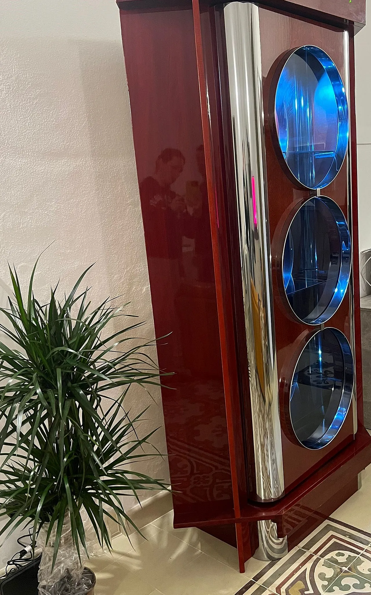 Mobile bar nello stile di Willy Rizzo, anni '70 5