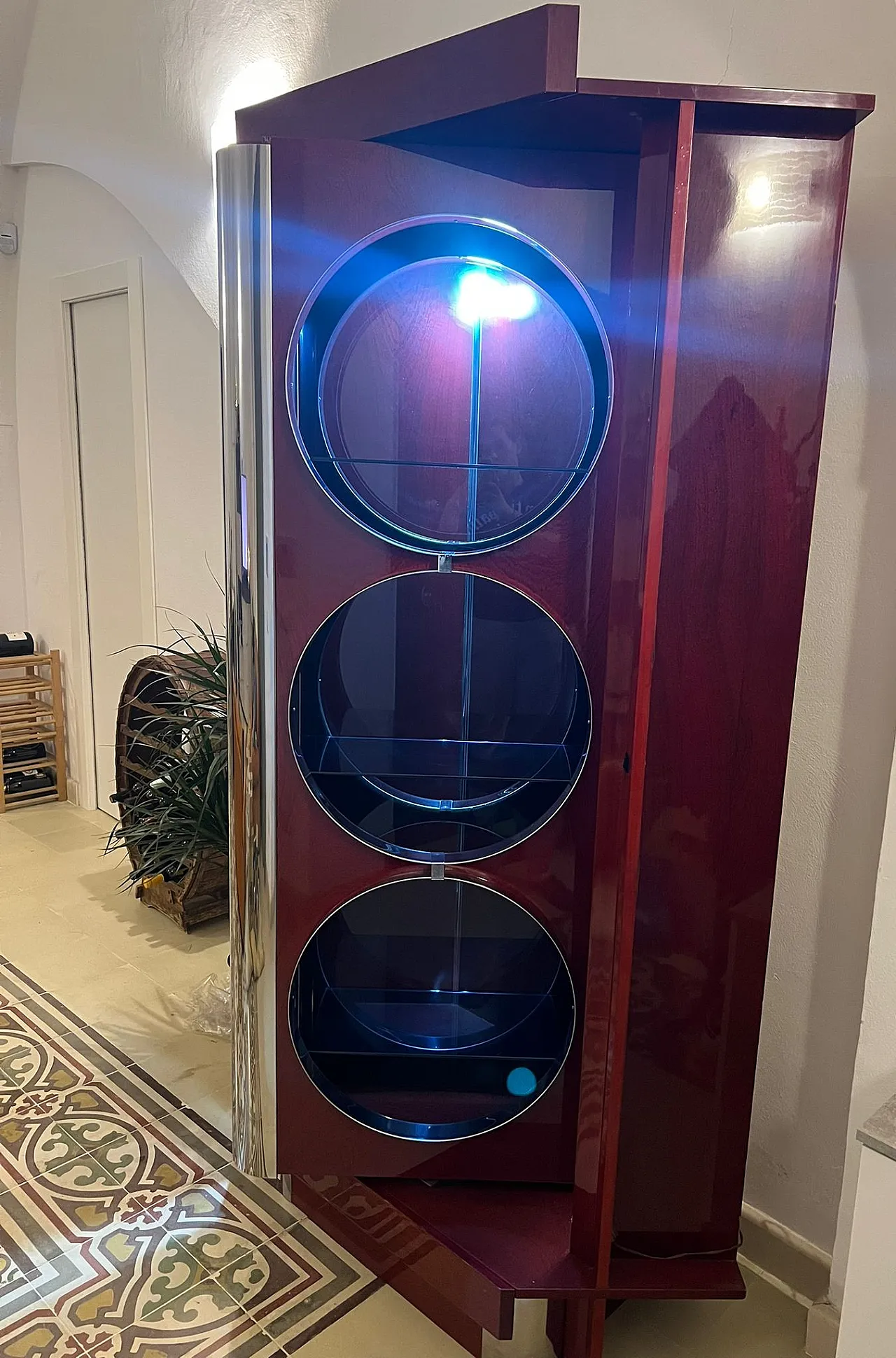 Mobile bar nello stile di Willy Rizzo, anni '70 6